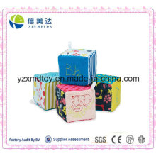 Adorable CE Aprobado de algodón y felpa Material Baby Cube Toy